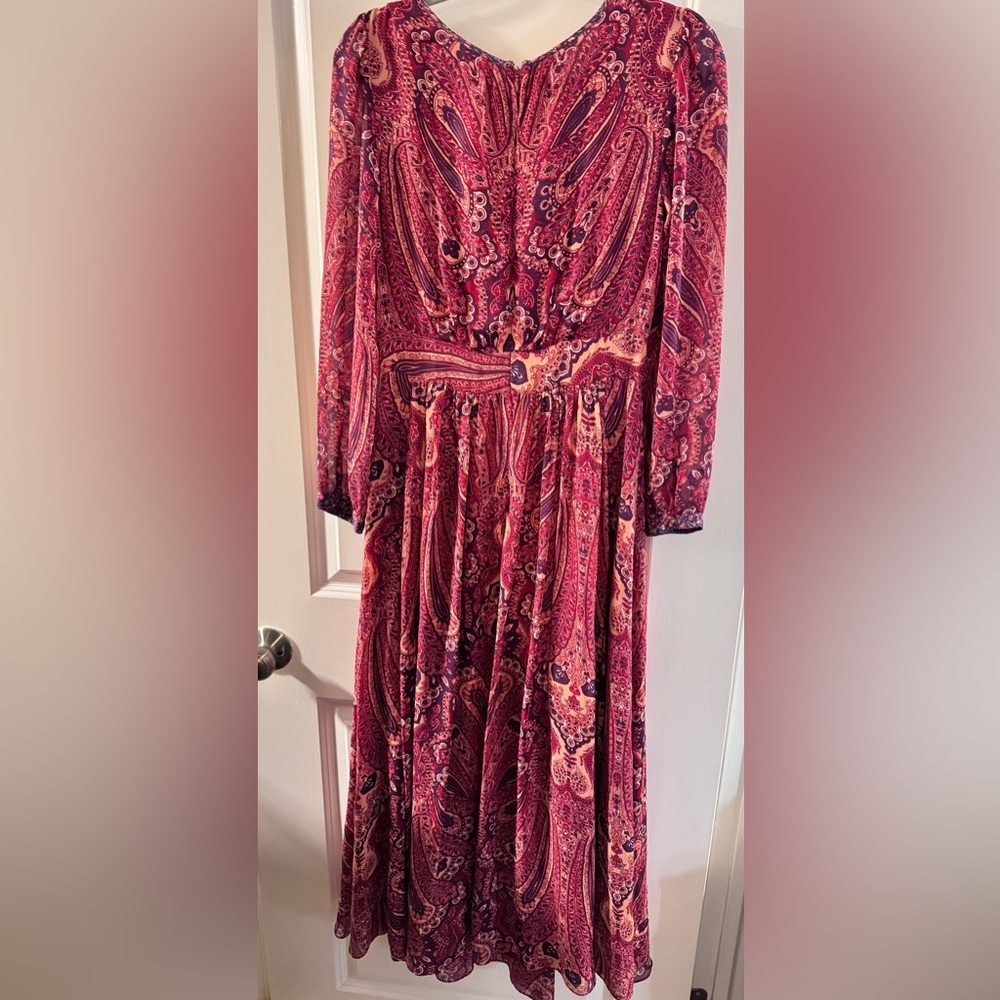 Joie Molly Maxi Dress MSRP $698 Sz S Vintage Fall 2015 Featured in Vogue 💯 Silk - Picture 9 of 15